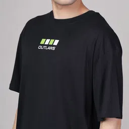 OUTLAWS Men Typography Printed T-shirt-picture-37