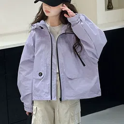 LULU & SKY Girls Hooded Zip Jacket-picture-34