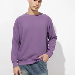 The Roadster Life Co. Self Design Raglan Sleeves Sweatshirt image 5