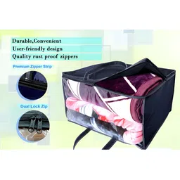 Stylista Blue & Black 2 Pieces Water Resistant Zippered Multi-Utility Organisers image 5