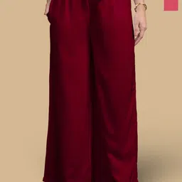 Jinfo Women Pack Of 2 Knitted Palazzos-image-0