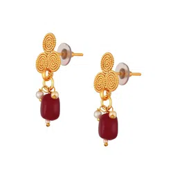 Jazz And Sizzle Gold-Plated & Stone- Studded Jewellery Set image 2