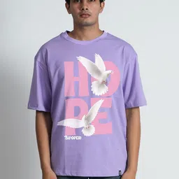 Bloopers Store Men Printed Drop-Shoulder Sleeves Applique T-shirt-picture-22