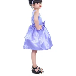 Shahina Fashion Girls Satin Fit & Flare Dress-image-59