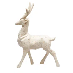 Ashnam White Geometrical Deer Figurine Showpiece-picture-36