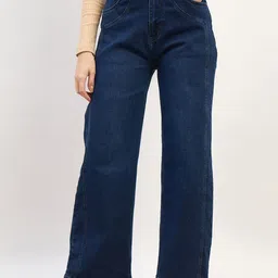 Styli Women Straight Fit High-Rise Stretchable Jeans-image-70