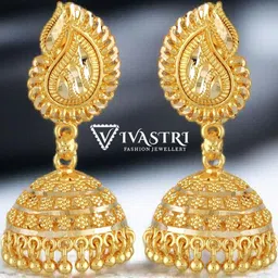 VIVASTRI Gold-Toned Alloy Earrings-picture-28