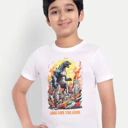 ONE SKY Boys Graphic Printed Regular Fit T-shirt-picture-13