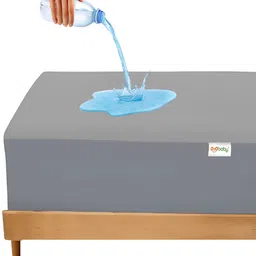 OyO Baby Grey Terry Water Resistant Mattress Protector-picture-38