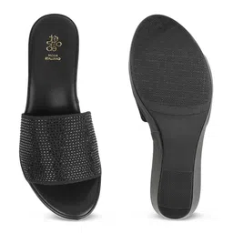 Tresmode Wedge Sandals with Laser Cuts image 4