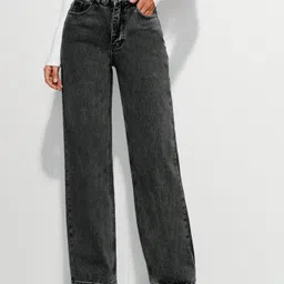 NU CLOTHS Women Jean Wide Leg High-Rise Stretchable Jeans-picture-30