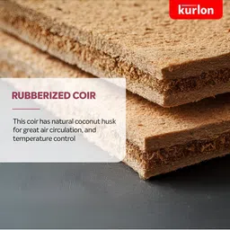 kurl on KURLON Natural Rubberized Coir 4 inch Single Coir Mattress image 2