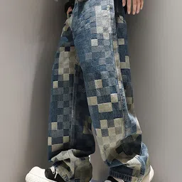 StyleCast Men Comfort Baggy Mid-Rise Light Fade Stretchable Jeans image 2