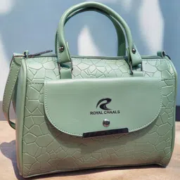 ROYAL CHAALS Women Textured Crossbody Satchel Bag-picture-25