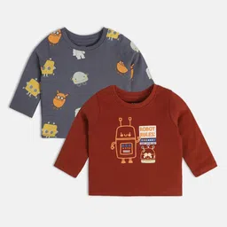 MINI KLUB Boys Typography 2 Printed Applique T-shirt-picture-19