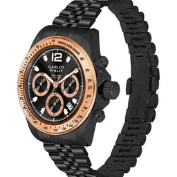 CARLOS PHILIP Men Dial & Stainless Steel Straps Analogue Chronograph Watch Regent 6 Limited Edition image 4