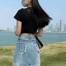 KPOP Straight Mini Skirt image 2