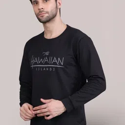 Jinfo Men Typography Printed T-shirt image 2