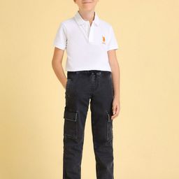 U.S. Polo Assn. Kids Boys Classic Regular Fit Mid-Rise Light Fade Jeans-picture-26