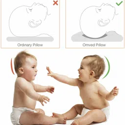 babesite BABY SEED PILLOW, Pillow for Newborn Baby-Round Head Shaping Pillow, 0-12 Months Mustard Seeds, Cotton Animals Baby Pillow Pack of 1 image 4