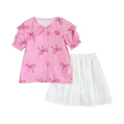 StyleCast x Revolte Girls Printed Top With Pyjamas Clothing Set-picture-38