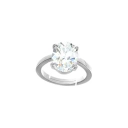 GenZcomplex Rhodium-Plated Brass Zircon Finger Ring-picture-25