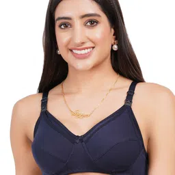 Liigne Women Maternity Pack Of 4 Full Coverage Cotton Bra image 4