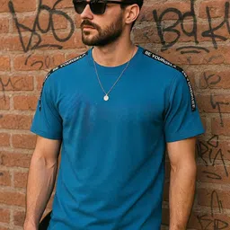 Austin wood Round Neck Cotton T-shirt-image-82