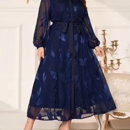 Sztori Floral Printed Shirt Maxi Dress-picture-14
