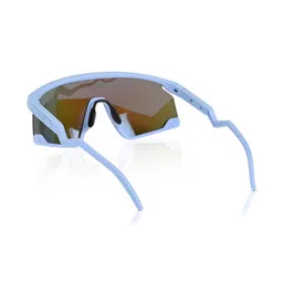 Irayz Men Blue Lens & Blue Sports Sunglasses with image 5