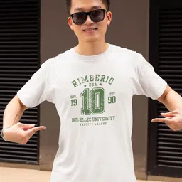 MORDEN MUSE Men Typography Printed Slim Fit T-shirt-picture-15