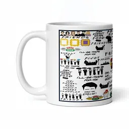 Mr UVD White & Black Typography Printed Ceramic Glossy Mug - 350 ml-picture-26