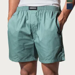 DAMENSCH Pack Of 3 Pure Cotton Mid-Rise Boxers-picture-35