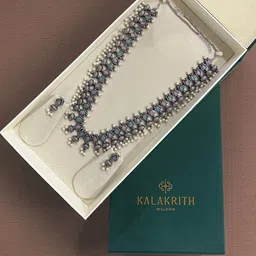 Kalakrith Milano Crystal-Studded Jewellery Set-picture-35