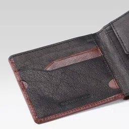 Louis Philippe Men Leather Two Fold Wallet image 5