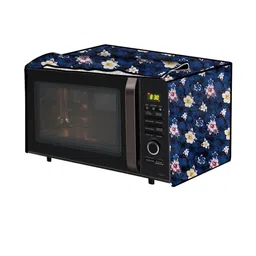 The Furnishing Tree PVC Waterproof Microwave Oven Cover Compatible for LG 28L MC2886BLT Floral Patt-picture-12