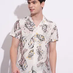 Being Human Men Classic Floral Opaque Printed Casual Shirt-image-65