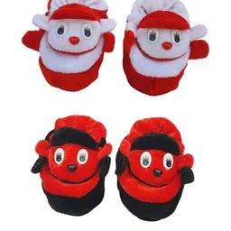 LMN Child Care Unisex Multicolour Set Of 2 Booties-image-84