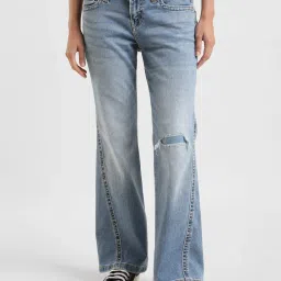 levi's Women's Blue Bootcut Fit High Rise Jeans image 1