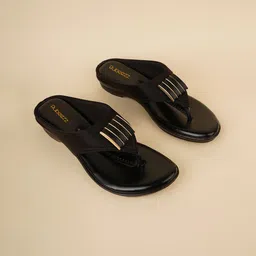 Rubeezz Women Open Toe T-Strap Flats image 3
