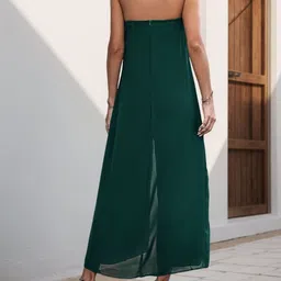 KPOP Halter Neck Basic Jumpsuit image 3