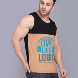 SLOWLORIS Men Pack Of 2 Typography Printed Round Neck Cotton Slim Fit T-shirts image 5