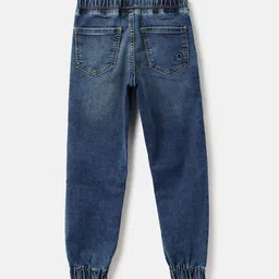 United Colors of Benetton Boys Jogger Mid-Rise Heavy Fade Jeans image 4