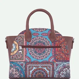 ZOUK Women Ethnic Motifs Printed Swagger Handheld Bag image 3