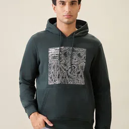 Parx Men Printed Cotton Blend Regular Pullover Sweatshirt image 1