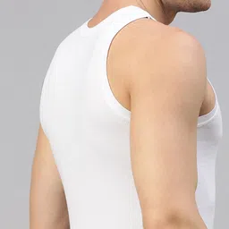 MACHO Pack of 5 Pure Cotton Undershirt Vests image 3