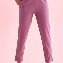 IndianRang Women Relaxed Straight Leg Trousers-image-61
