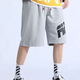 StyleCast x Revolte Men Typography Printed Mid-Rise Shorts-picture-31