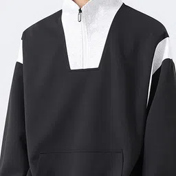 StyleCast x Revolte Men Colourblocked Sweatshirt image 2