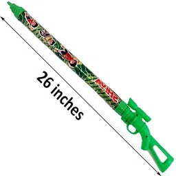 brown leaf High Pressure Water Gun Pipe Pichkari Toy for Kids Holi Favor 1 PC 6 MB 10 HC Water Gun image 2